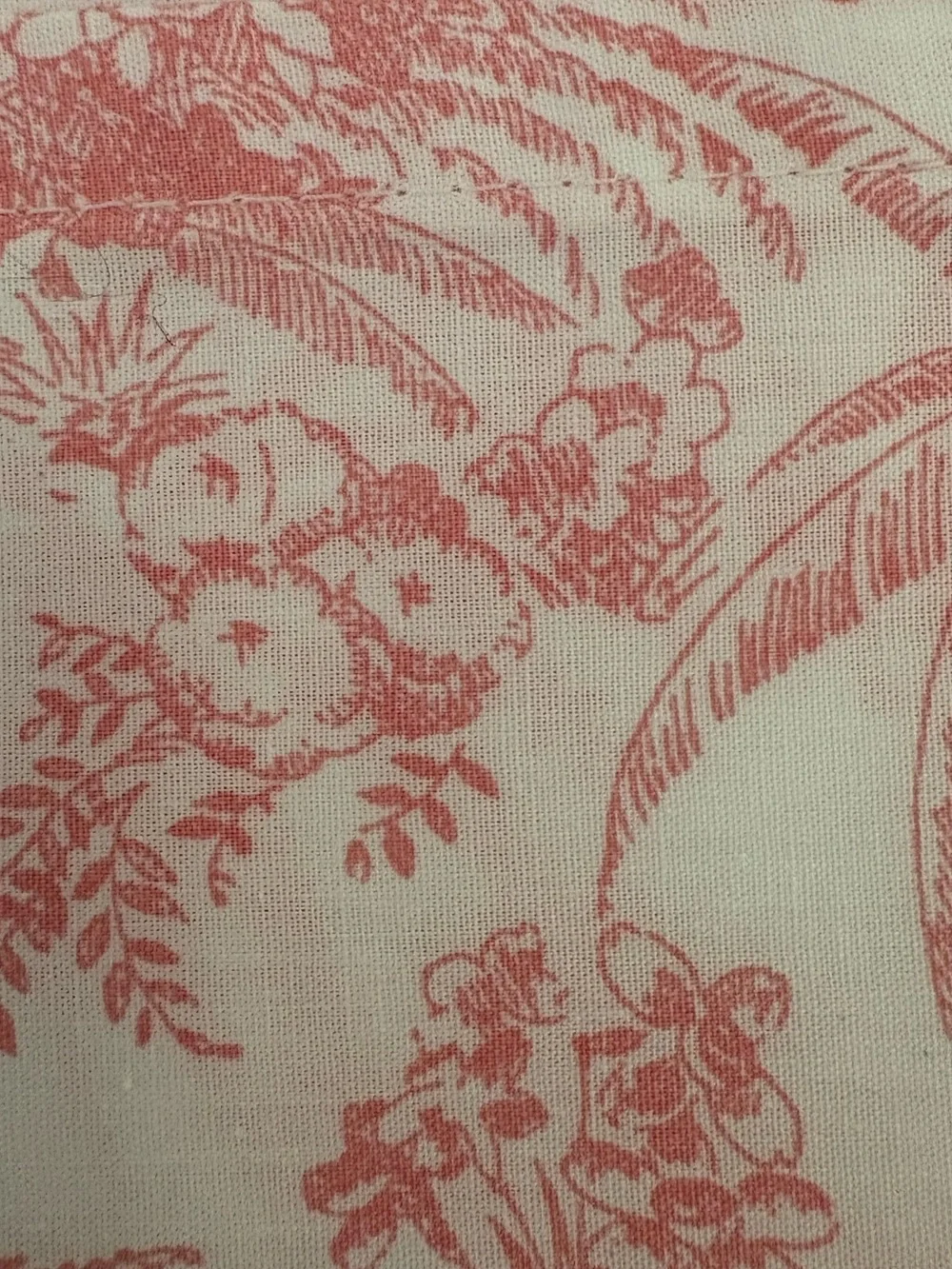Tommy Bahama NWT Queen 100% Cotton Percale Sheet Set in Pen and Ink Palm/Pink